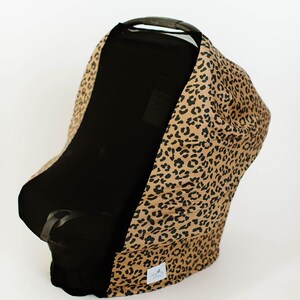 CHEETAH See-Me-Cover、ベビーカーシートカバー、メッシュフロント、授乳時に向きを変えられる、赤ちゃんへの不必要な接触を防ぎ、虫から守ります。