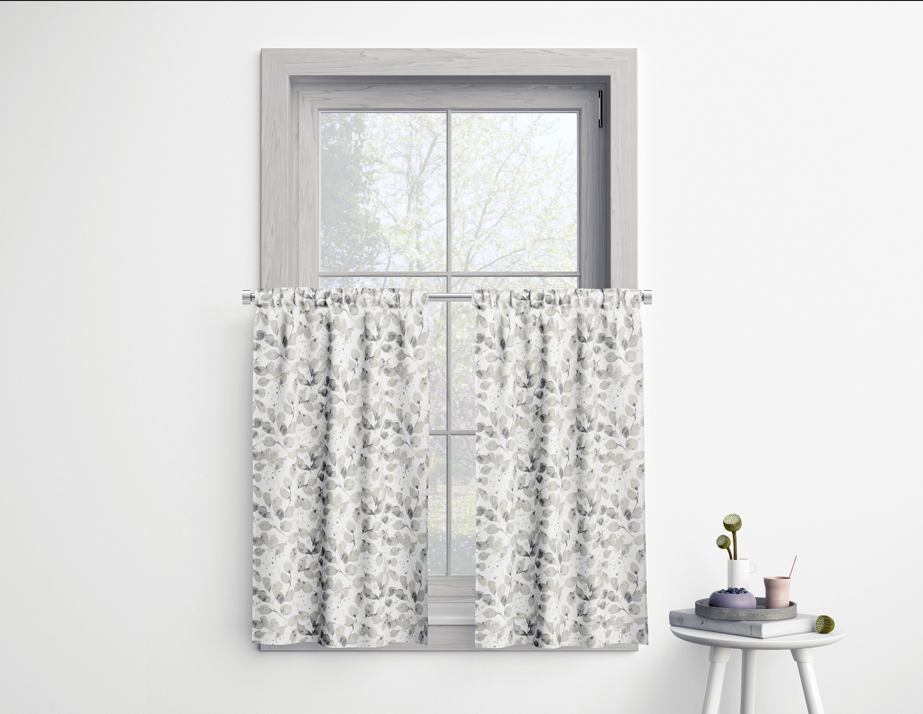 dkny gray curtains