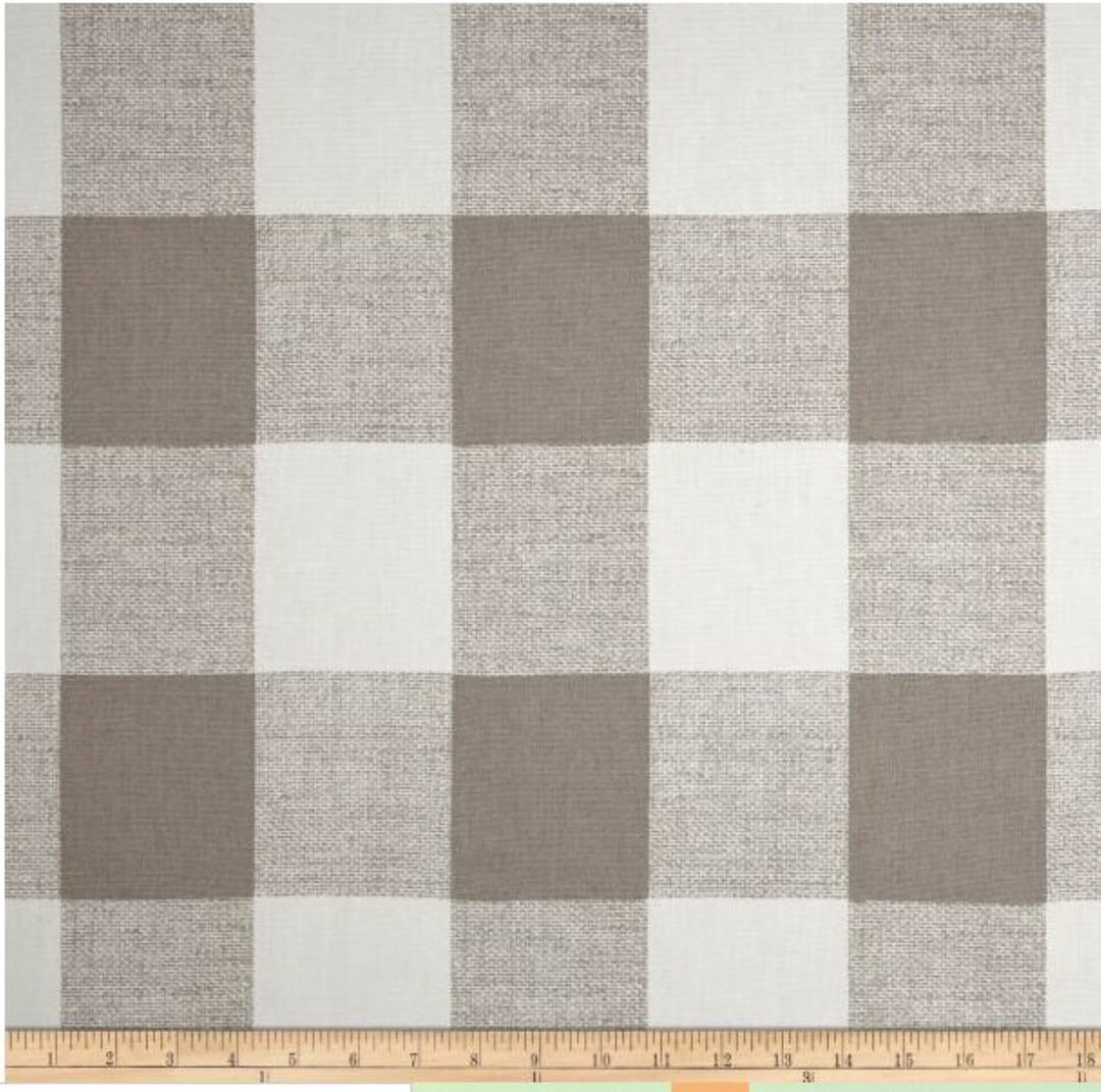 Bed Runner Gray Check Bed Runner Anderson Check Bed Runner Etsy