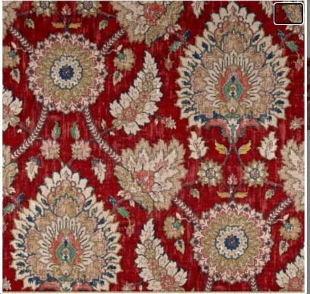 Red Damask Curtains Waverly Castleford Curtains Red Toile Etsy