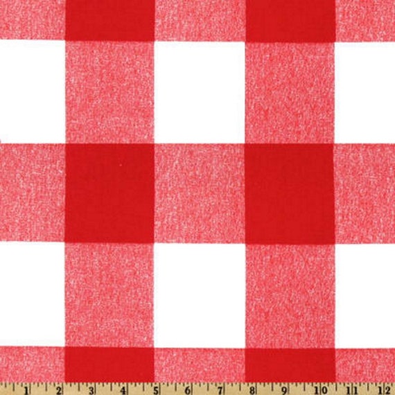 Buffalo Check Curtains Red White Curtains Red Buffalo Check Etsy
