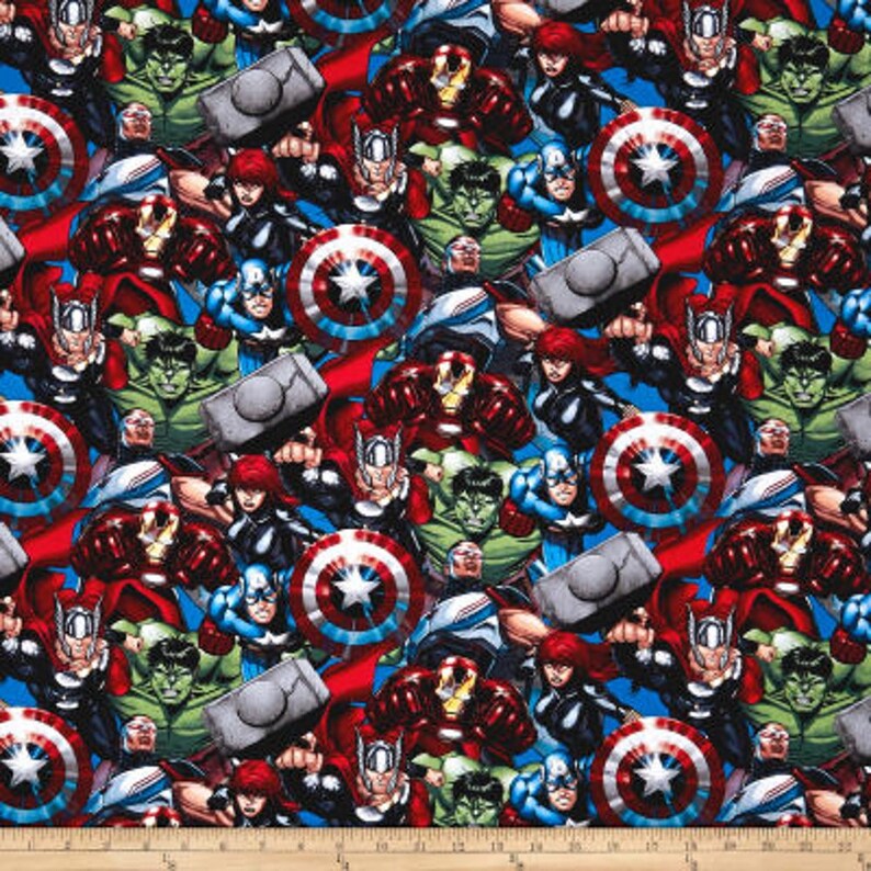 Avengers Curtains Marvel Childrens Image 0