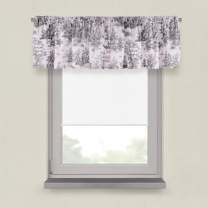 toile valance, black toile valance, Premier Prints Colonial toile valance,  white black valance, toile decor
