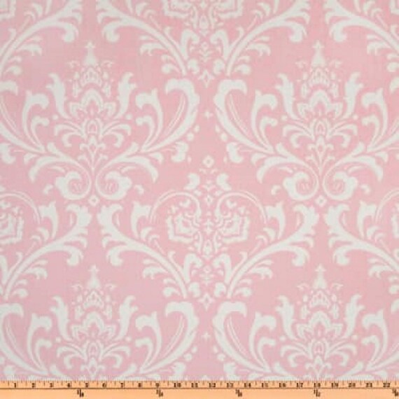 Pink Damask Curtains Pink White Damask Curtains Pink Damask Etsy