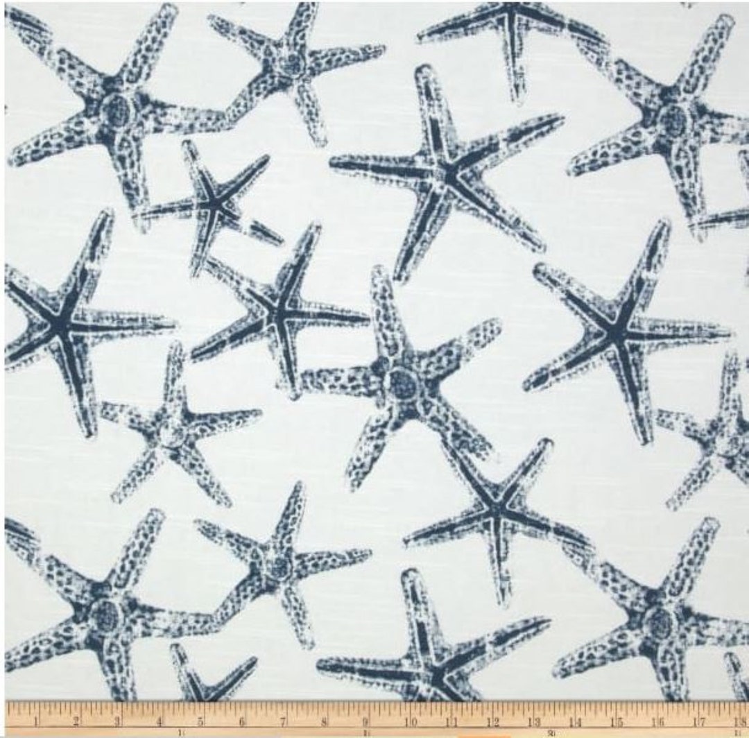 Beach Placemats, Blue White Placemats, Starfish Placemats, Beach Theme