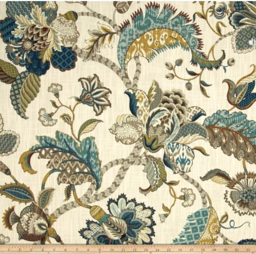 Floral Valance, Flowered Valance, P Kaufmann Valance, Finders Keepers