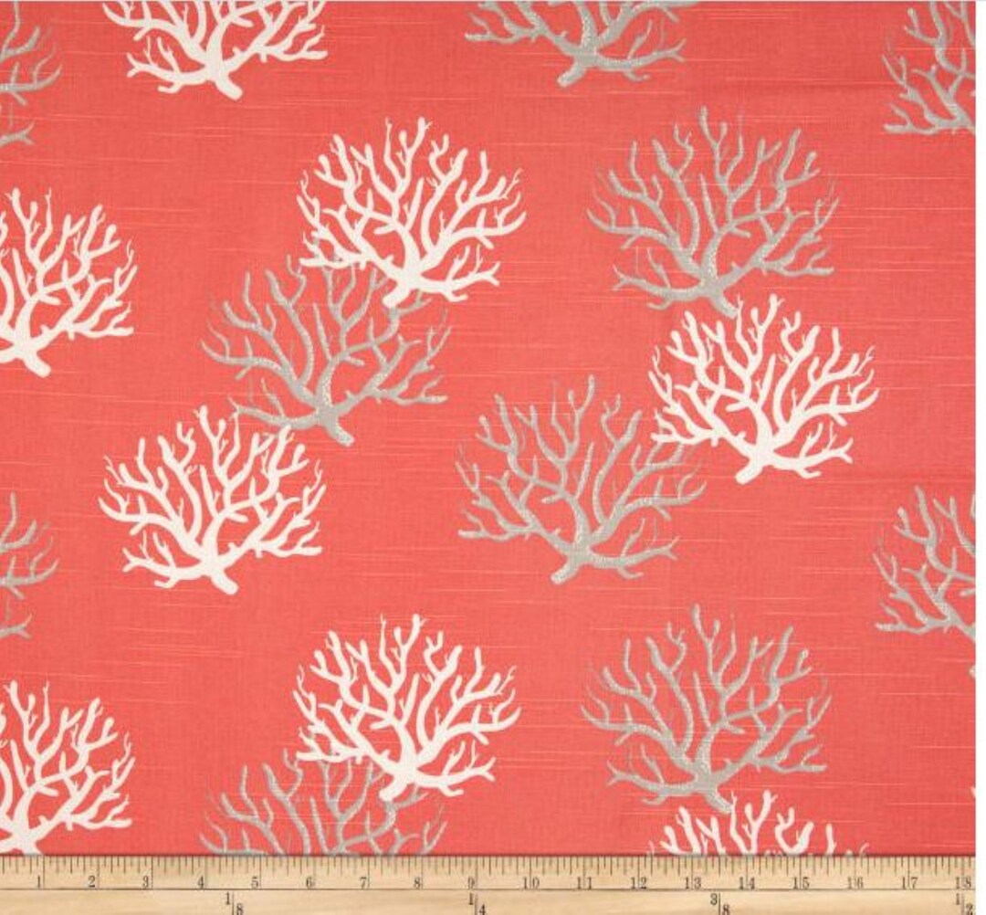Coral Placemat, Beach Placemat, Isadella Placemat, Orange Placemat