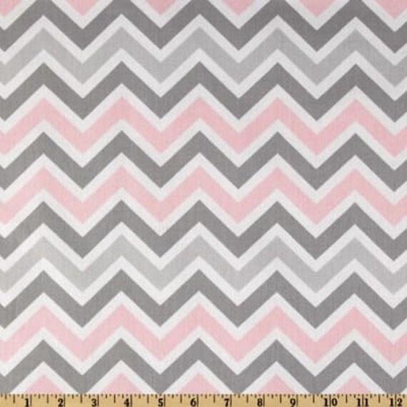 Pink Chevron Curtains Pink Gray Chevron Curtains Pink Gray Etsy