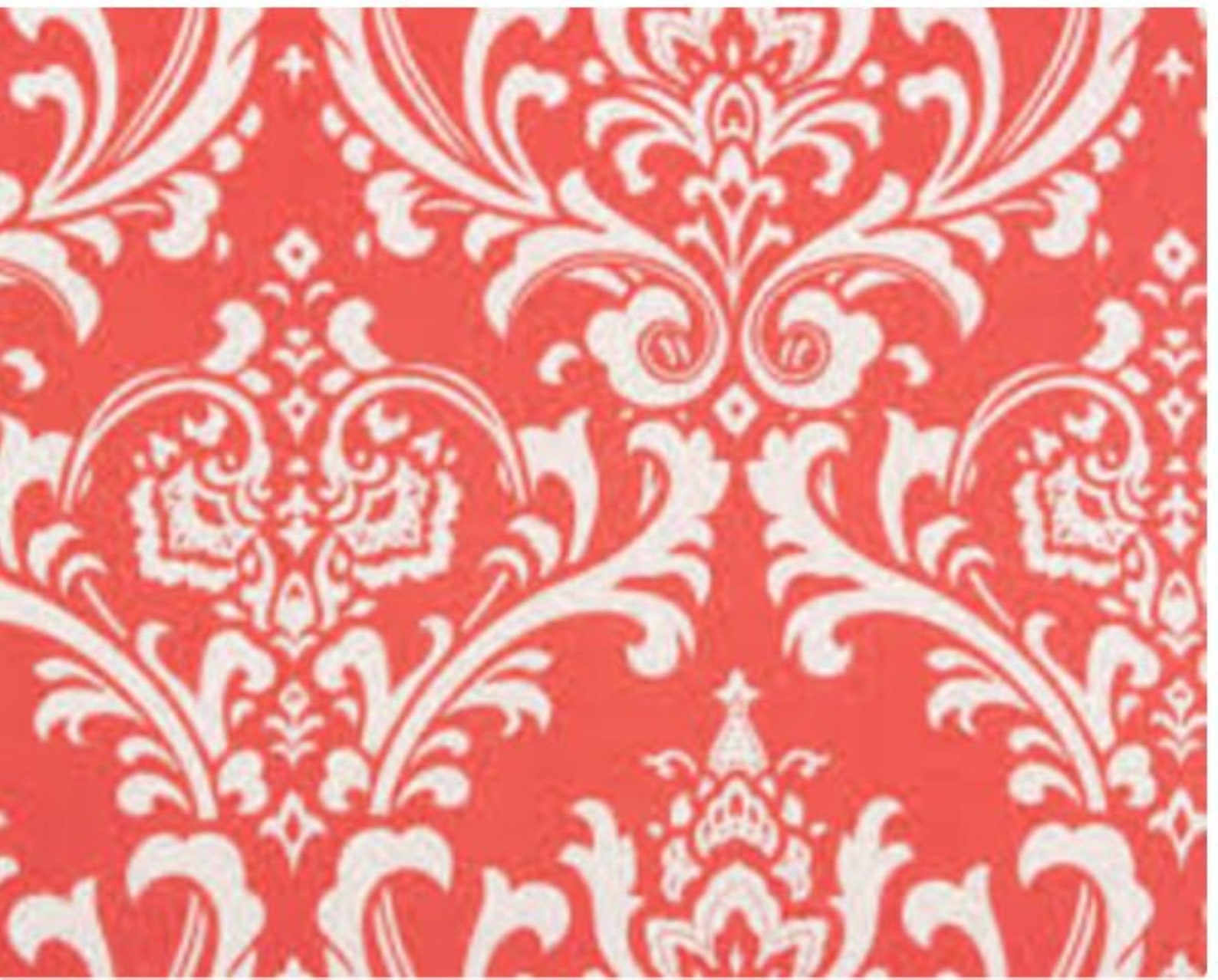 Coral Placemats Coral White Placemats Premier Prints Coral Etsy