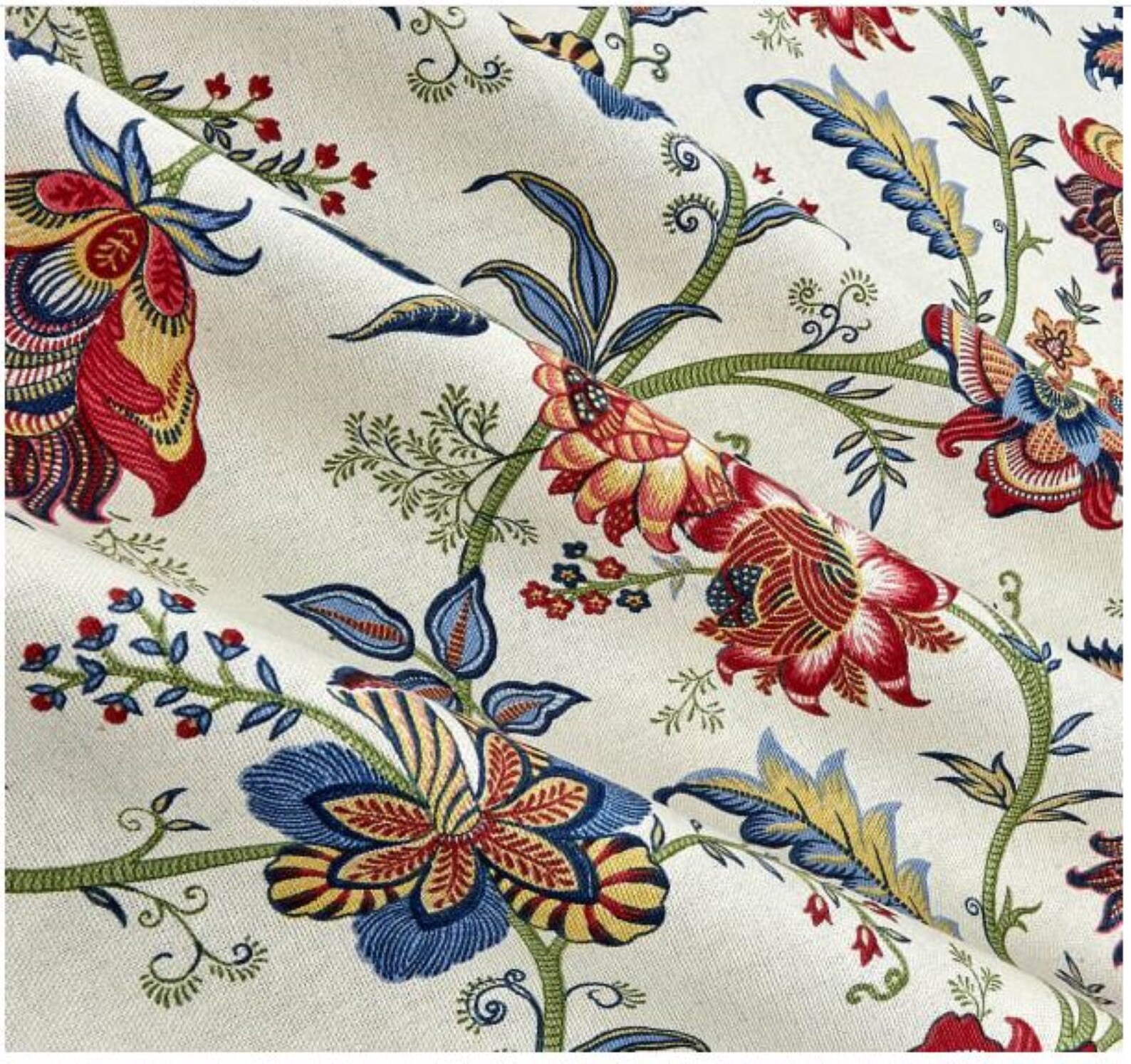 Floral Valance Red Floral Valance Waverly Valance Island Etsy