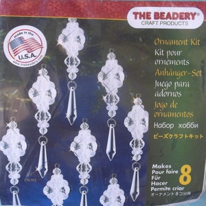 The Beadery Craft Products / Ornament Kit / 7346 / Makes 8 Ornaments image 4