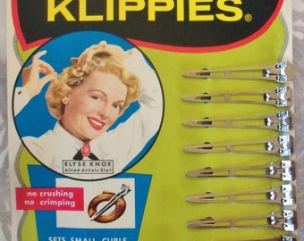 Vintage Hair Clip, Lady Ellen Klippies, Pin Curls Clips,k44 