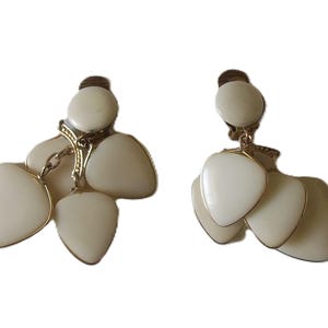 Vintage / Costume Jewelry / Earrings / Made in West Germany / Clip On / Mother&#39;s Day