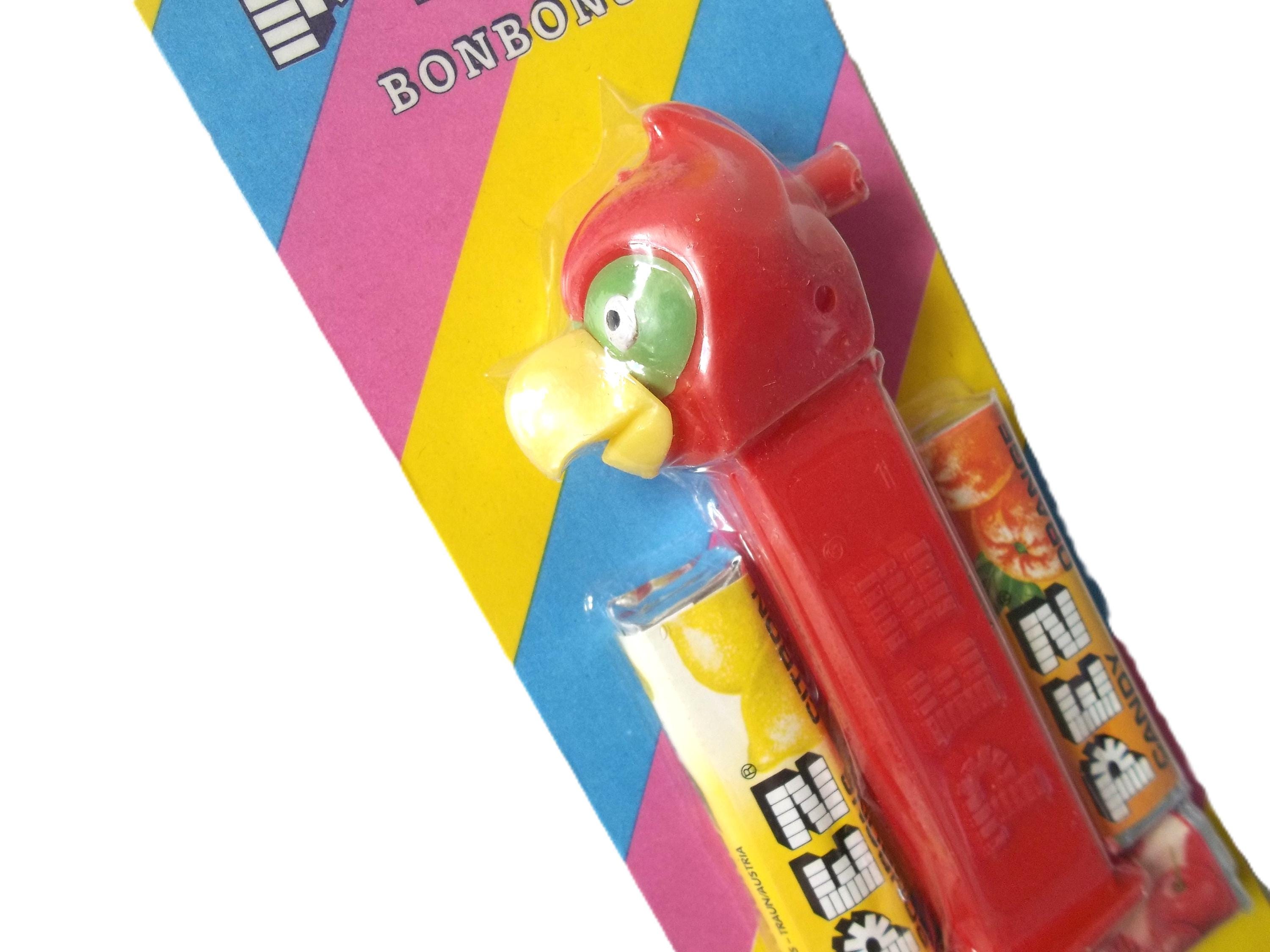 Vintage MMM Parrot PEZ Dispenser: Merry Music Maker, Foreign Issue
