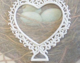 Vintage / Wedding Cake Topper Add-On / Heart Frame / DIY Crafting