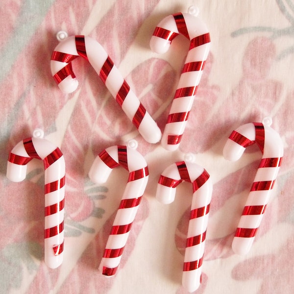 Plastic Candy Canes Hollow Etsy