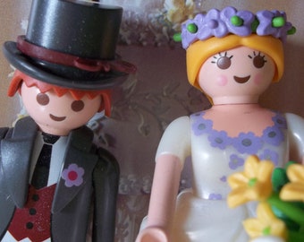 MODERN BRIDE & GROOM FIGURES Wedding Couple Victorian Princess Castle Playmobil 
