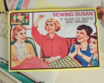 Vintage / Sewing Needles / Sewing Susan / Needle Book Folder