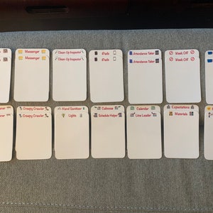 Classroom Jobs, Classroom Job Chart, Pocket Chart Job Chart