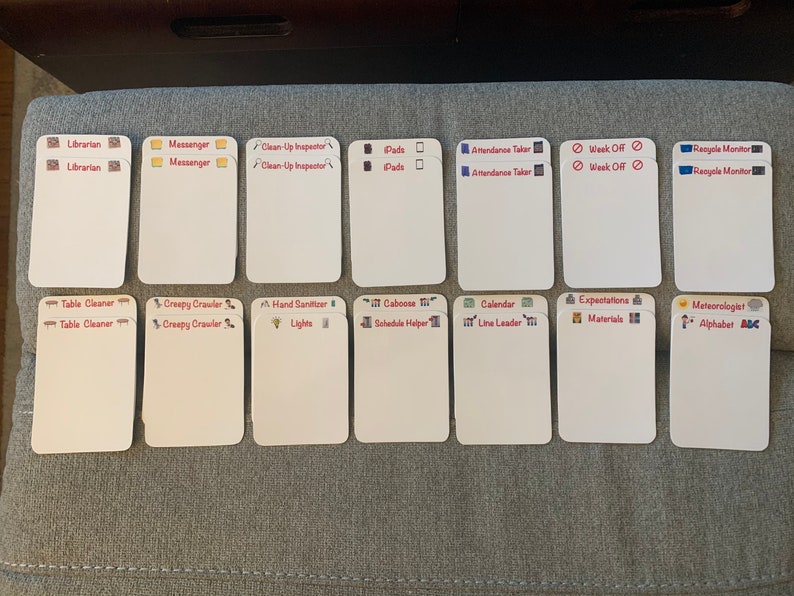 Classroom Jobs, Classroom Job Chart, Pocket Chart Job Chart - Etsy
