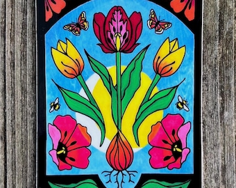 Tulip Sticker - Glowing Season
