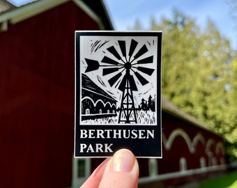 Berthusen Park Lynden - Vinyl Sticker - Free Domestic Shipping