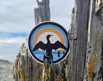 Cormorant - Vinyl Sticker - 3”- Free Domestic Shipping