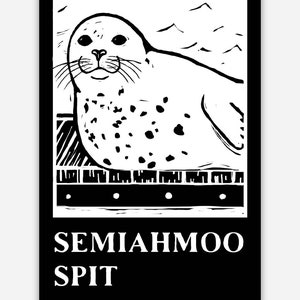 Vinyl Sticker Semiahmoo Spit Washington Free Domestic Shipping image 3