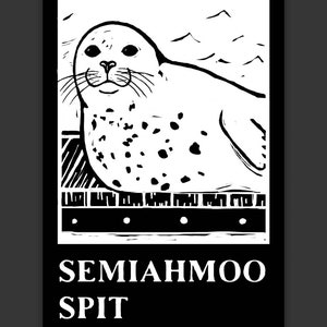 Vinyl Sticker Semiahmoo Spit Washington Free Domestic Shipping image 5