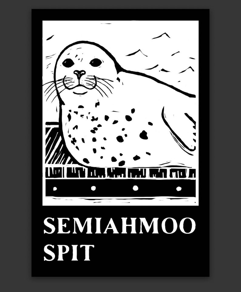 Vinyl Sticker Semiahmoo Spit Washington Free Domestic Shipping image 5