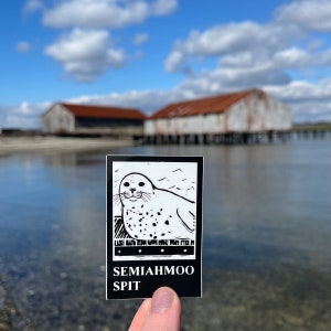 Vinyl Sticker Semiahmoo Spit Washington Free Domestic Shipping image 7
