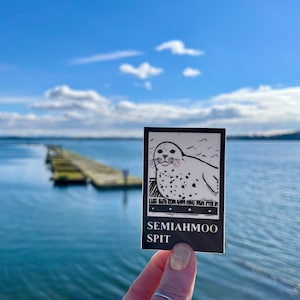 Vinyl Sticker Semiahmoo Spit Washington Free Domestic Shipping image 4