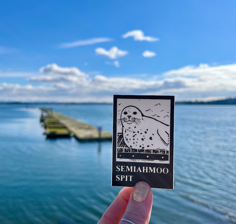 Vinyl Sticker Semiahmoo Spit Washington Free Domestic Shipping image 4