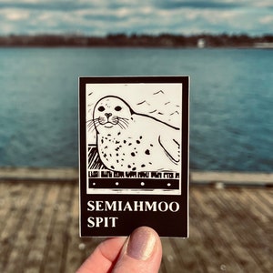 Vinyl Sticker Semiahmoo Spit Washington Free Domestic Shipping image 1