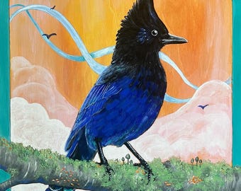 Steller’s Jay - Original Painting