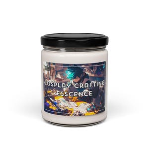 Cosplay Crafting Soy Candle: Anime Lover Gift, Creative Workshop Decor