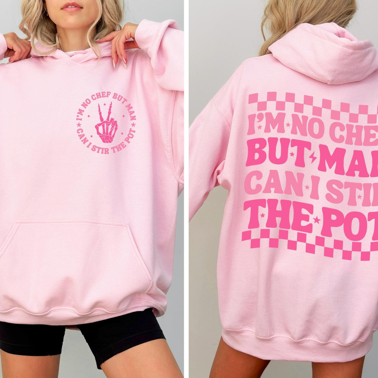 Je ne suis pas chef, mais puis-je remuer la casserole, sweat-shirt Funny Meme Even My Anxiety Has Anxiety, t-shirt anxiété recto-verso, t-shirt santé mentale