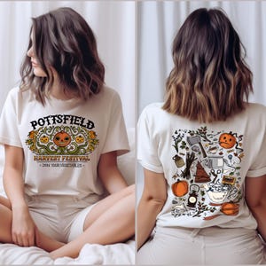 Chemise Fête des moissons de Pottsfield, chemise murale sur le jardin, chemise Pottsfield, chemise d'Halloween, costume d'Halloween, vêtements d'Halloween