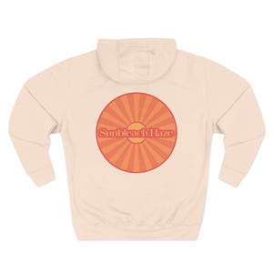 Sunbleach Haze Fleece Hoodie | Cozy Pullover for Celebrations, Gifts for Friends, Everyday Use, Summer Essentials, Fashion Statement