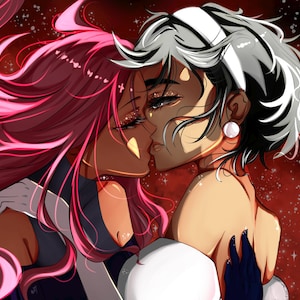 Alien Stage Mizi and Sua Karma Fanart Print