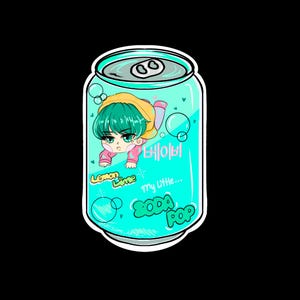 Saja Boys Soda Pop Stickers