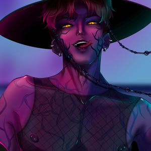 K-Pop Demon Hunters Abby Fanart Print