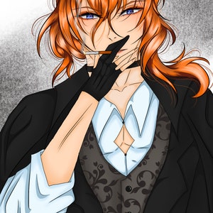Bungo Stray Dogs Chuuya Fanart Print