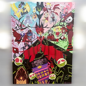 Hazbin Hotel 4ftx3ft Canvas