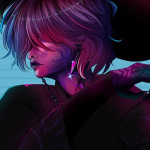 K-Pop Demon Hunters Mystery Fanart Print