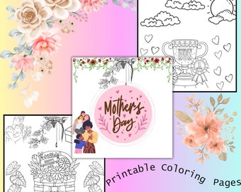 Mother's Day Coloring pages  Printable