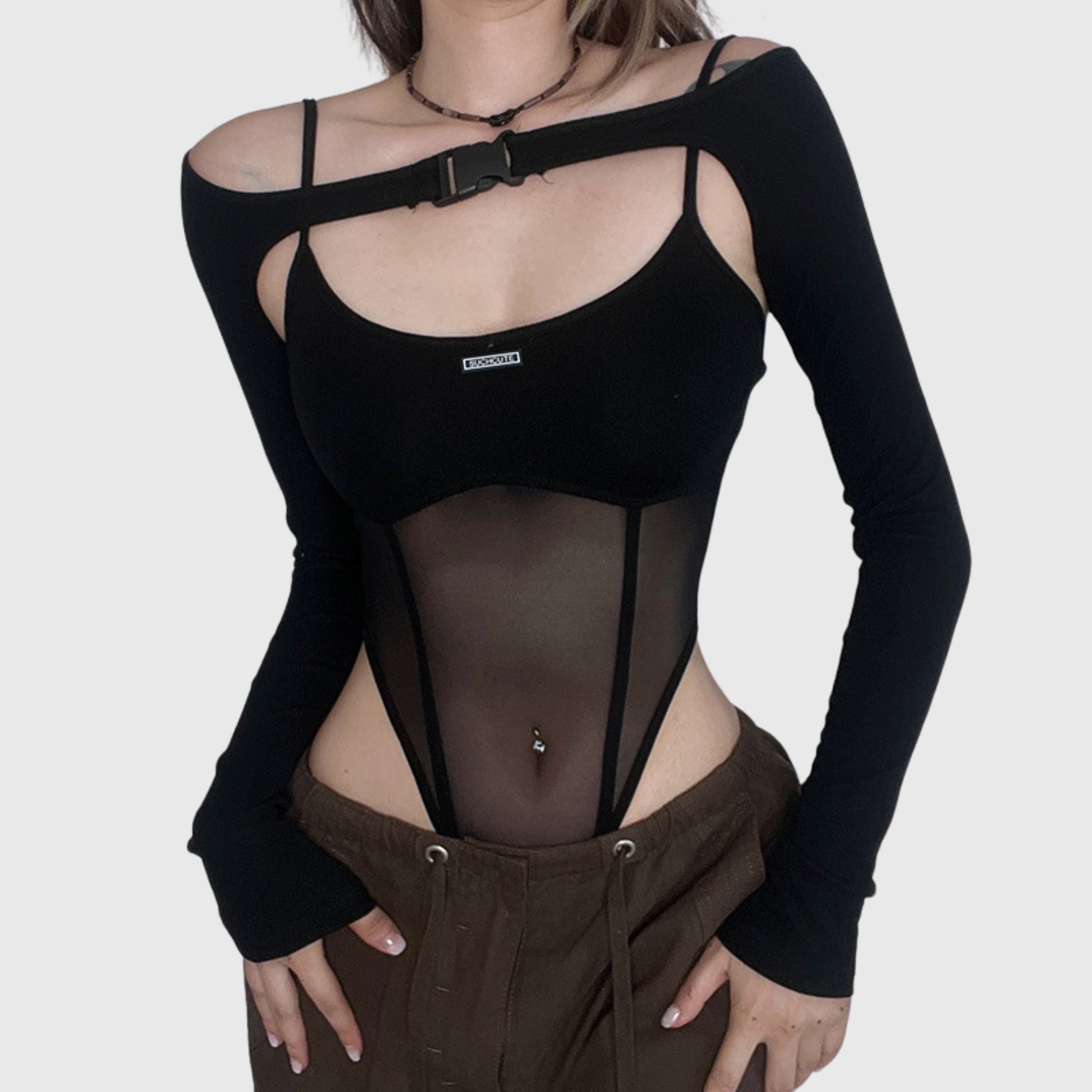 Cut-Out Bodysuit - Made For After-Dark Entrances