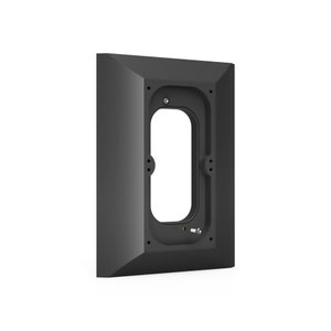 Ring Battery Doorbell PRO/PLUS adapter plate Nutone and M&S intercom. Hidden screws. Retrofit Nutone or MS intercom. Covers wall opening.