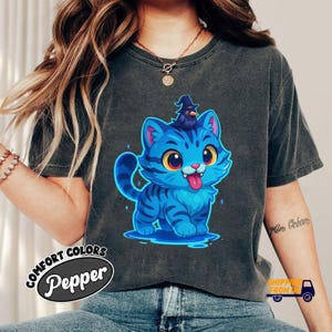 Camiseta retrô Demon Hunter Tiger Comfort Colors, Derpy the Tiger e Bird Demon, camiseta Huntrix, camiseta Demon Hunter para fãs de K-pop