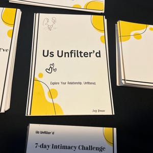 Ungefiltertes Paare, Kartenspiel, Starter für tiefe Konversation, Kommunikation, Paartherapie, Paartherapie, Ehe und Dating